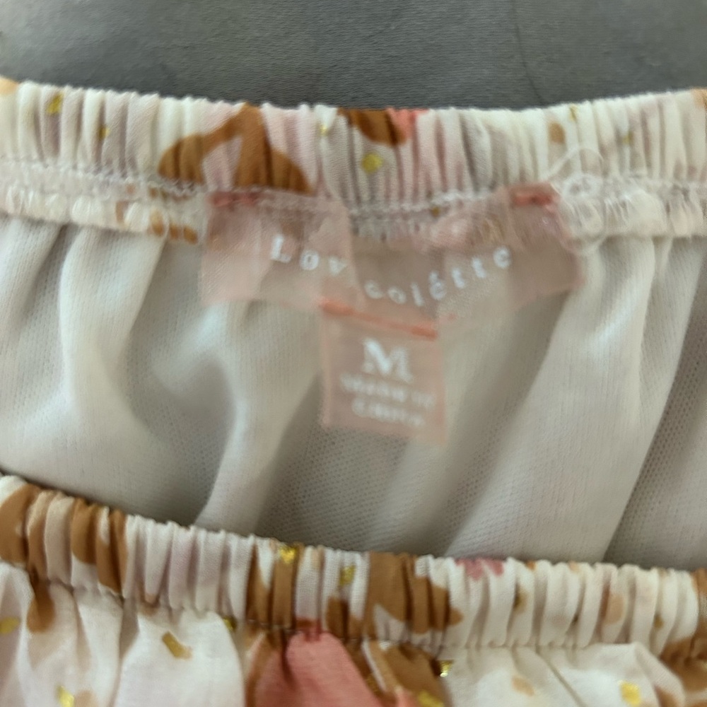 Never worn glimmering perfection ivory multi floral maxi dress. - Picture 4 of 4